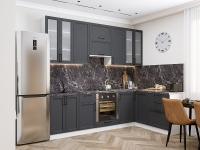 Кухонный гарнитур Сканди-04  265/159х60х234/Graphite Softwood