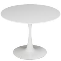 Стол обеденный Тулип 80х80х75/Металл Белый/Белый