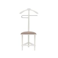 Вешалка со стулом Атланта 36х41х105 Белый/Коричневый