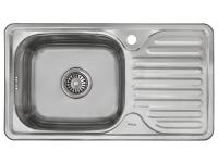 Мойка врезная (левая) 1Ч1К 76х42х18 /Глянец