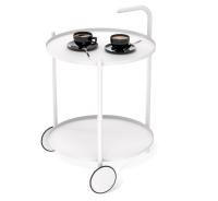 Столик журнальный 47х45х69/Белый Муар/Белый