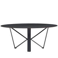 Стол обеденный Космо 180х90х75/Металл Черный/Керамика AustriIia sand black