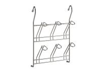 Полка навесная для кружек /Хром