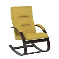 Кресло-качалка Милано 68,5х80х100 Орех/Желтый
