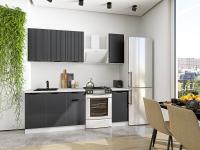 Кухонный гарнитур Евро Лайн-06  140х60х214/Антрацит