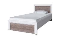 Кровать 90 без ПМ 95,1х206,2х81 Вудлайн кремовый/Дуб анкора