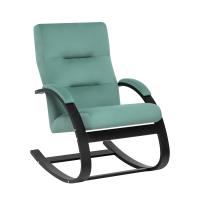 Кресло-качалка Милано 68,5х80х100 Венге/Зелёный