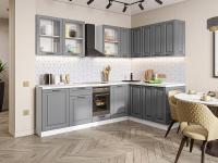 Кухонный гарнитур Ницца Royal-02  255/160х60х214/Magnum