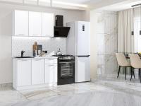 Кухонный гарнитур Квадро-03 120х60х214/Белый