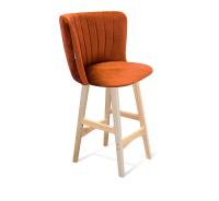 Стул полубарный 60х46х111/Песчаная Буря/Прозрачный Лак