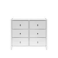 Комод Нирита/Хайди, 6 ящиков 88,5х30х77,3/Белый