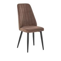 Стул Дрим 49х62х100 Чёрный/Коричневый