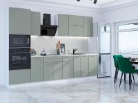 Кухонный гарнитур Квадро-01 300х60х214/Аквамарин