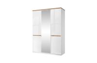 Шкаф 3DG HZ  149,8х58,1х215 Белый/Дуб вотан