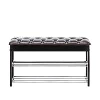 Банкетка Грейс 78,6х30,6х47 Венге/Oregon perlamutr, каретная стяжка