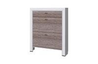 Тумба для обуви 2D1S 92,6х28,5х111,8 Вудлайн кремовый/Дуб анкора