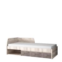 Кровать 90-1Я без ПМ 94,8х204,9х71,4 /Каштан найроби/Оникс