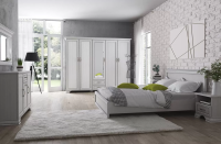 Спальня К-2 Тиффани 139х259х212,1/Вудлайн кремовый