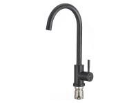 Смеситель для кухни 370/200 1Р /Черный