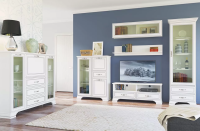 Гостиная К-2 Тиффани 154х293х212/Вудлайн кремовый