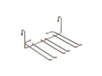 Полка навесная для фужеров /Хром