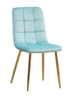 Стул Лукас 43х56х89/Металл Золото/Велюр Тиффани