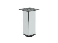 Опора мебельная квадратная ОМ-222 /Хром