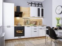 Кухонный гарнитур Глетчер-04  270х60х214/Айленд Силк