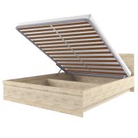 Кровать 140 с ПМ 145,1х205,3х81,4/Дуб Санремо