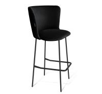 Стул барный 60х56х112/Ночное Затмение/Черный Муар