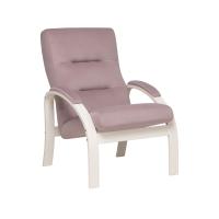 Кресло Лион 68,5х80х100 Слоновая кость/Сиреневый