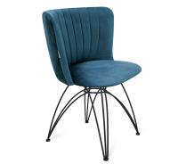 Стул кухонный 60х45х81/Тихий Океан/Чёрный Муар