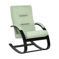 Кресло-качалка Милано 68,5х80х100 Венге/Бирюзовый