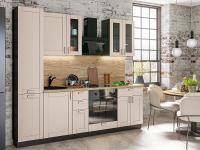 Кухонный гарнтитур Лофт-02  240х60х214/Cream Silk