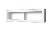 Полка навесная 1V 130х23,7х39,8/Вудлайн кремовый