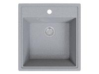 Мойка врезная 1Ч 46,5х50,5х18 /Матовый серый