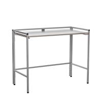 Стол раскладной 100х50,5х79,5 Атлас светлый/Серый