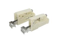 Навес для кухни регулируемый ABS (компл. 2 шт.) /Белый