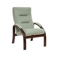 Кресло Лион 68,5х80х100 Орех/Бирюзовый