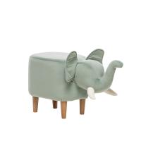 Пуф Slonic 33х75х41 Бирюзовый/Белый