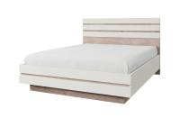 Кровать 160 без ПМ 165,6х205,3х110,1 Персидкий жемчуг/Мадура