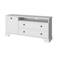 Тумба TV 1D2SN 130х37х62,4/Белый