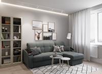 Диван Угловой 268х164х90/Серый