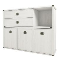 Тумба 3D2SN 126,6х40,3х99,6/Сосна винтаж