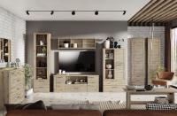 Гостиная К-1 Доорсет 135х380,8х210,4/Дуб Наварра