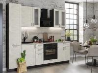 Кухонный гарнтитур Лофт-02  240х60х214/Nordic Oak