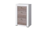 Комод 3S 56х36,3х87,3 Вудлайн кремовый/Дуб анкора