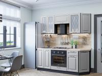 Кухонный гарнитур Ницца-01  190х60х214/Графит