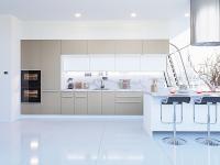 Кухонный гарнитур Фьюжн-02  440х60х214/Silky Grey/Silky White