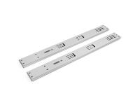 Направляющая шариковая DB с доводчиком (компл. 2 шт) Цинк